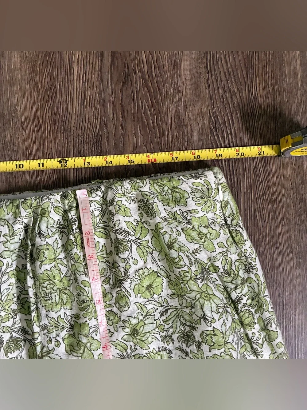 J. Crew Linen Maxi Skirt in Tossed Floral